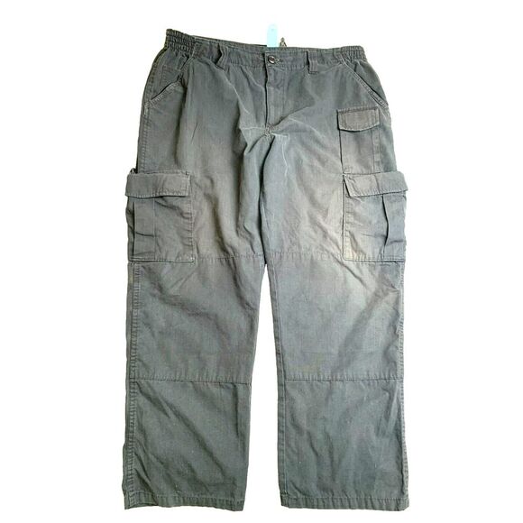 Propper Pants Adult 40x30 Black Cargo Pockets Military Ripstop Army Outdoor Mens - Picture 1 of 6